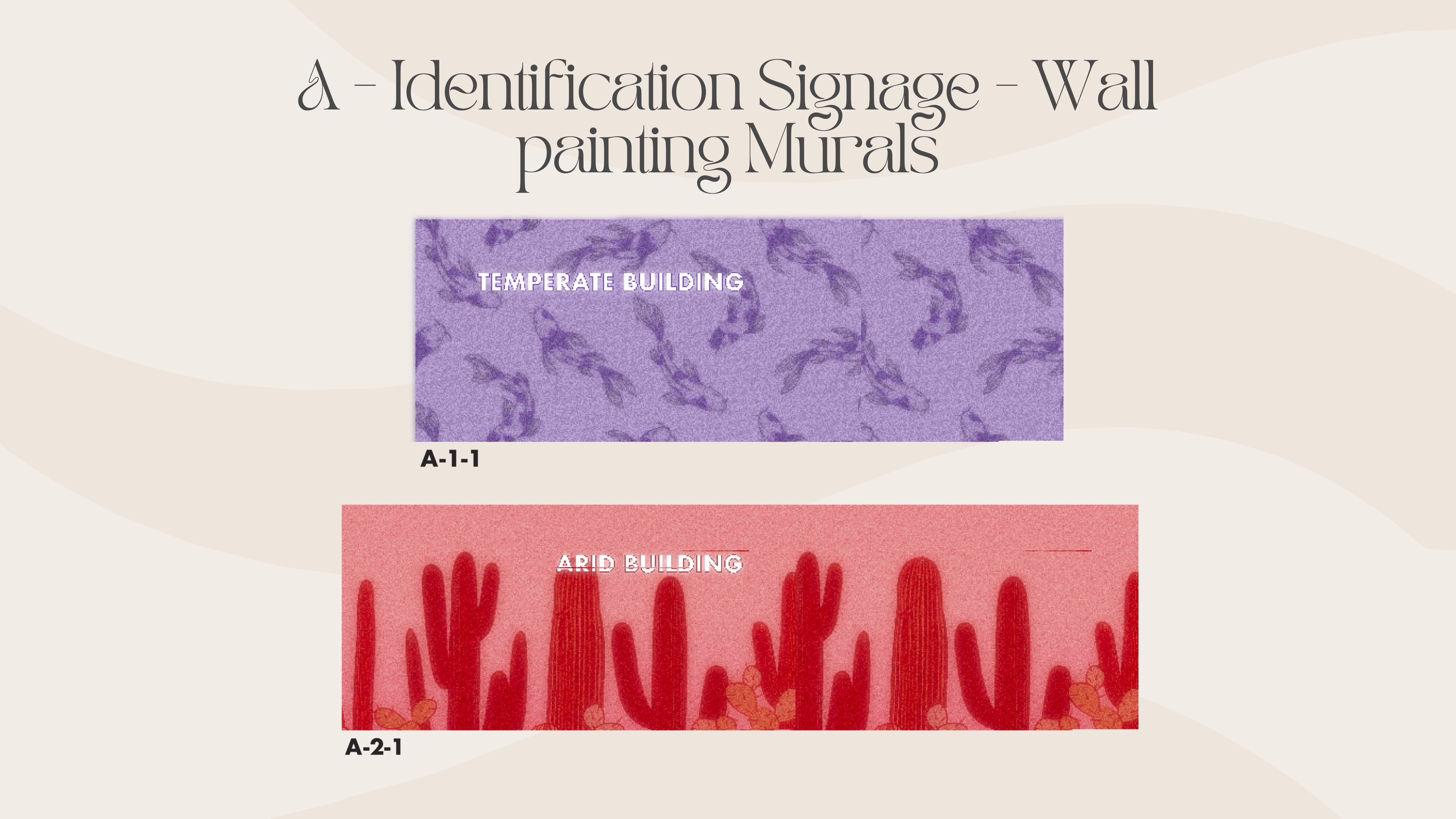 Identification Signage - Wall painting Murals 1