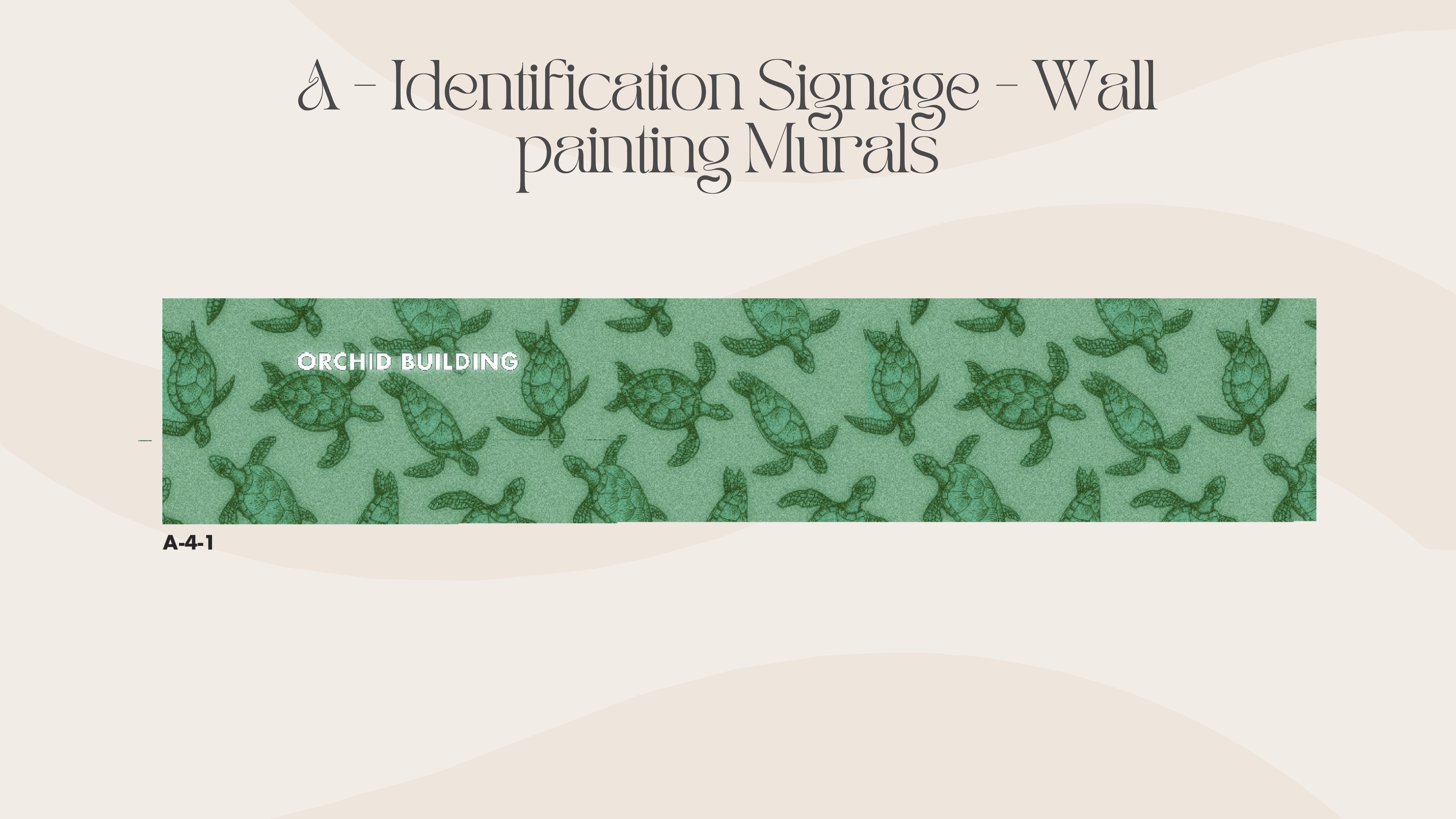 Identification Signage - Wall painting Murals 3