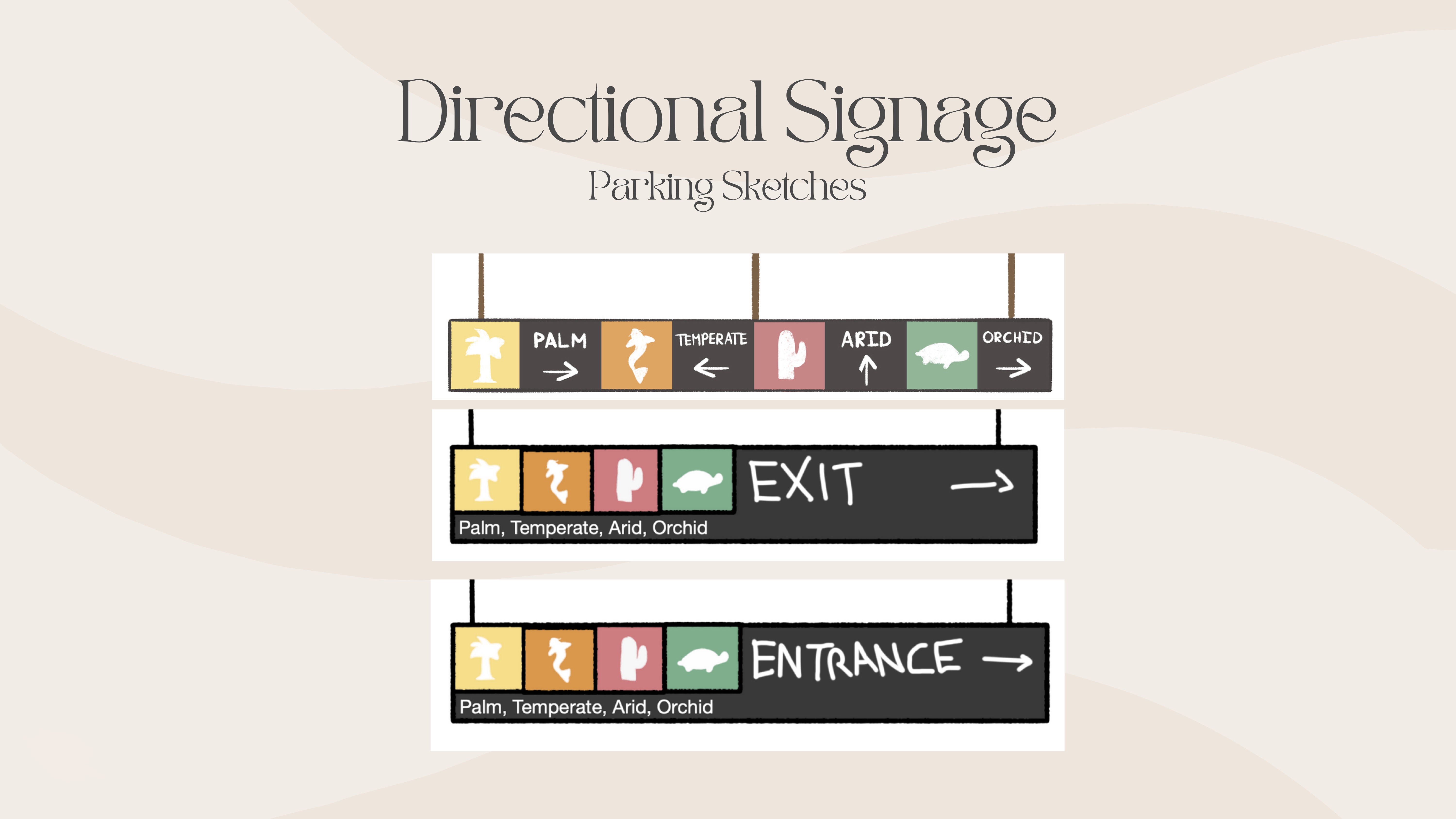 Directional signage sketches 2