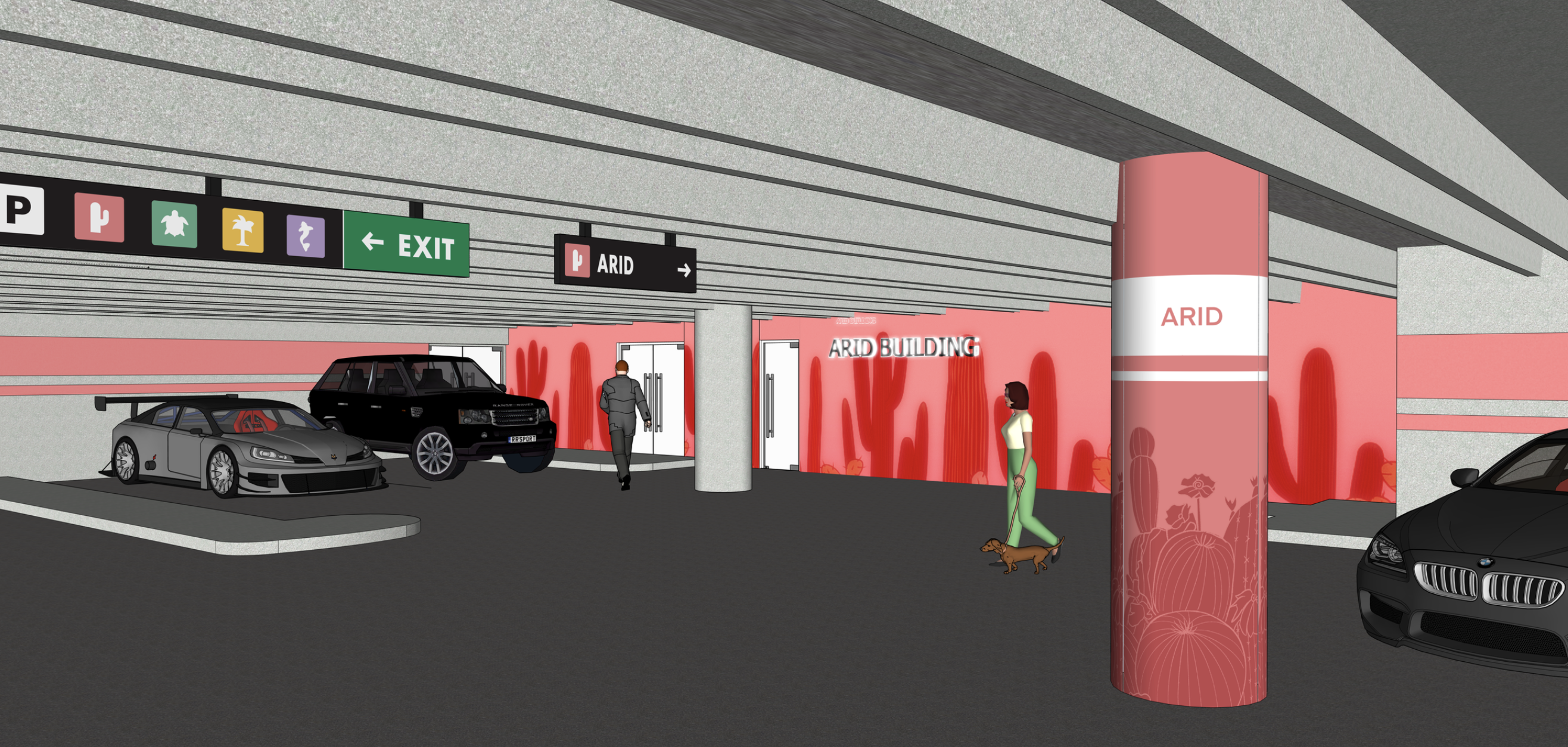 Allan Gardens Wayfinding overview