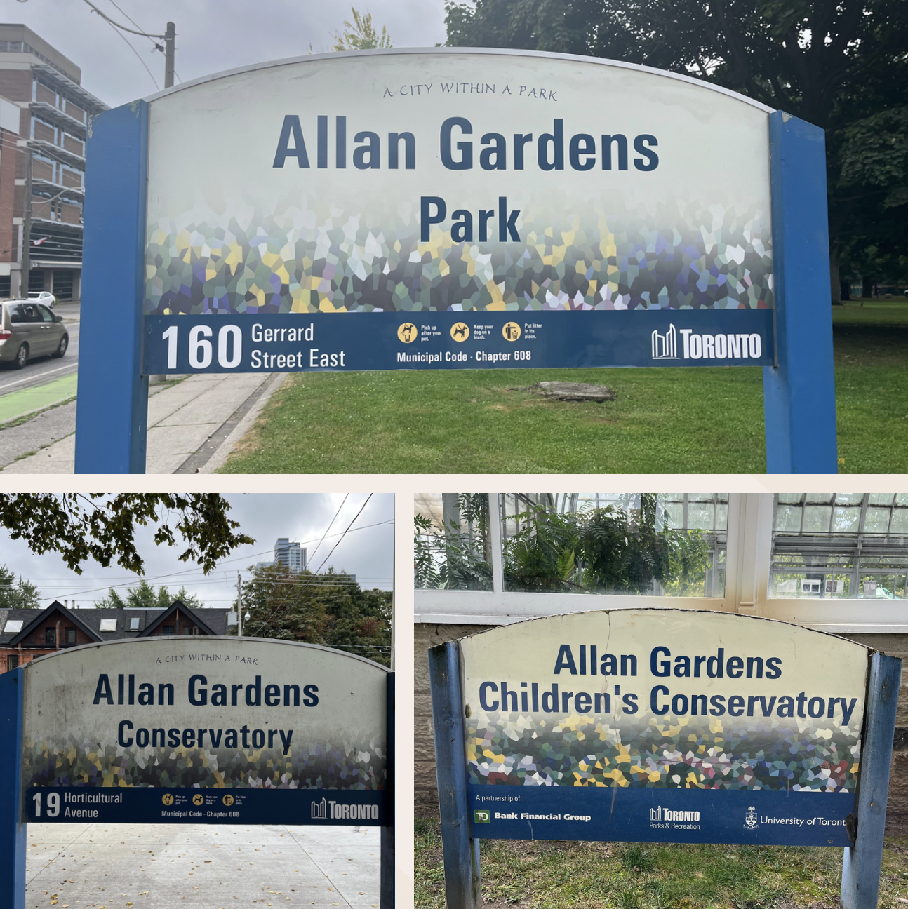 Regulatory signage observations