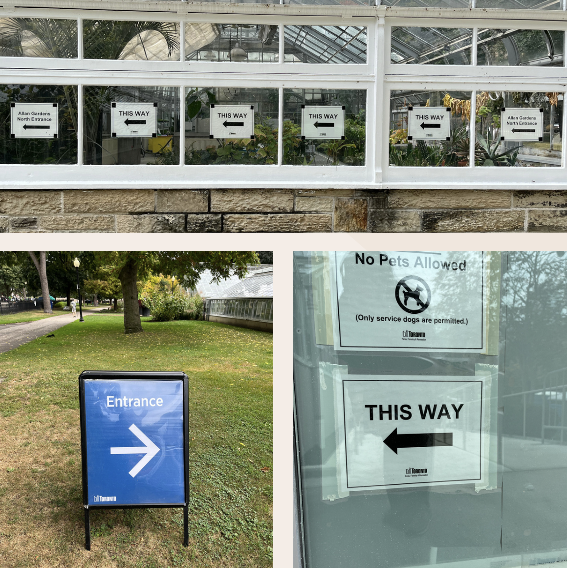 Identification signage observations